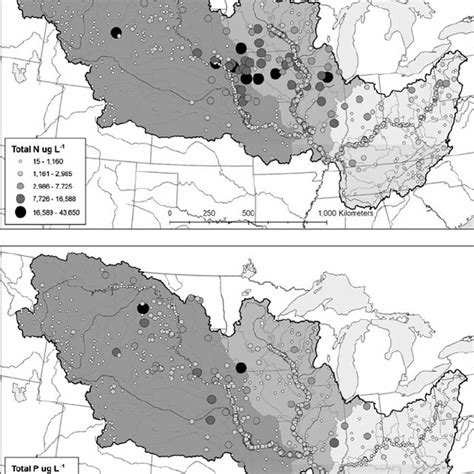 Locations Of The Upper Mississippi River Basin Sampling Sites And Their Download Scientific