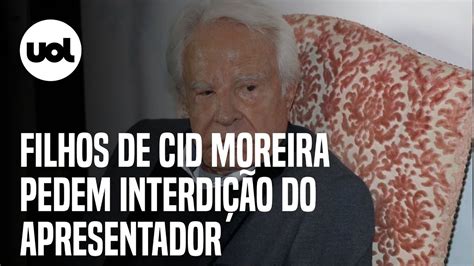 Caso Cid Moreira Filhos pedem interdição do apresentador e prisão da