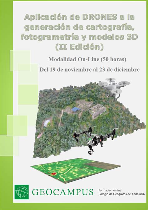 Matr Cula Abierta Del Curso Aplicaci N De Drones A La Generaci N De