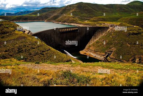 The Katse Dam In Lesotho Is Highlands Water Project In South Africa