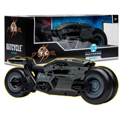 Mcfarlane Toys Reveals New The Flash Batman Bat Cycle Vehicle