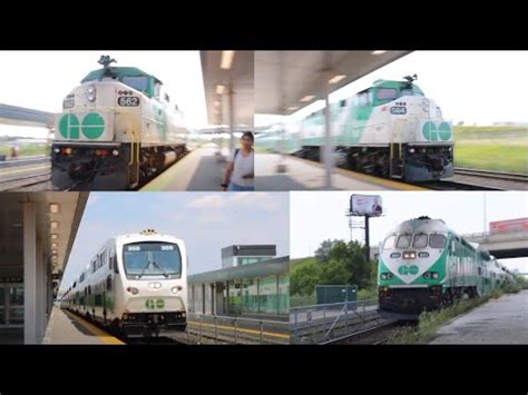 Railfanning Go Transit At Bramalea Go Brampton On July Youtube