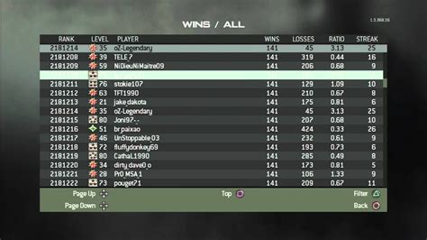 Call Of Duty Mw3 Ps3 Leaderboards Youtube