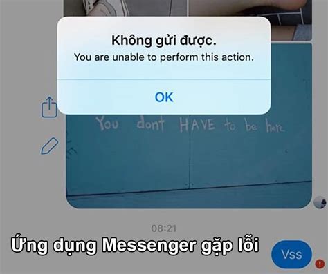 Messenger không gửi được tin nhắn Nguyên nhân và xử lý