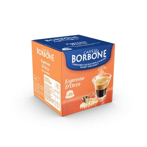 16 Capsule Borbone Espresso D Orzo Compatibili Nescafè Dolce Gusto La