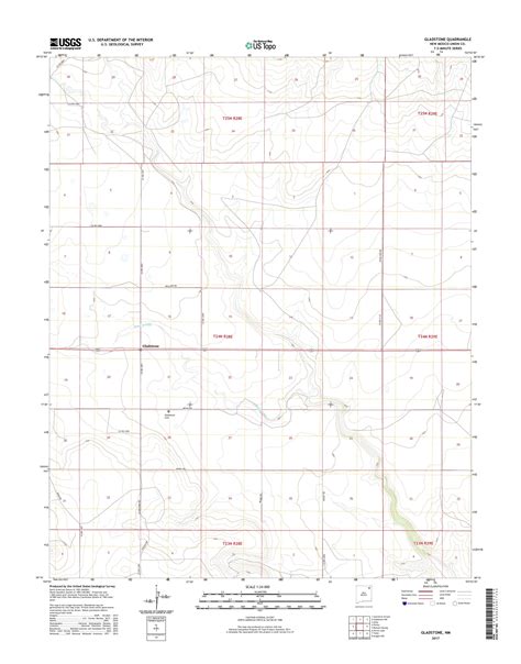 Mytopo Gladstone New Mexico Usgs Quad Topo Map