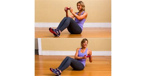 Weighted Russian Twists | Workout For Love Handles | POPSUGAR Fitness ...