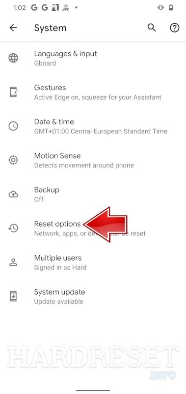 Reset Network Settings Google Pixel A How To Hardreset Info