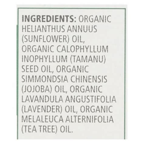 Aura Cacia Organic Face Oil Serum Tamanu 1 Fl Oz Case Of 1 1