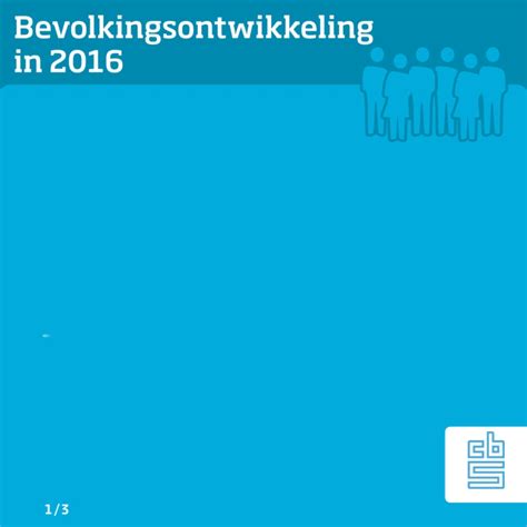 Bevolking Cijfers Maatschappij Trends In Nederland Cbs