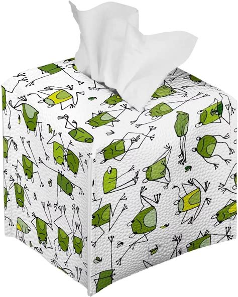 Amazon Todiyaddu Funny Frog Tissue Box Cover Decorative Pu