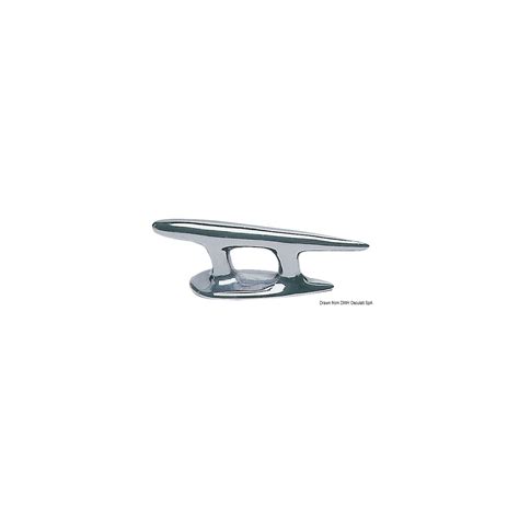 Osculati Chrome Plated Brass Profile Cleat 100 Mm Osc 4011210