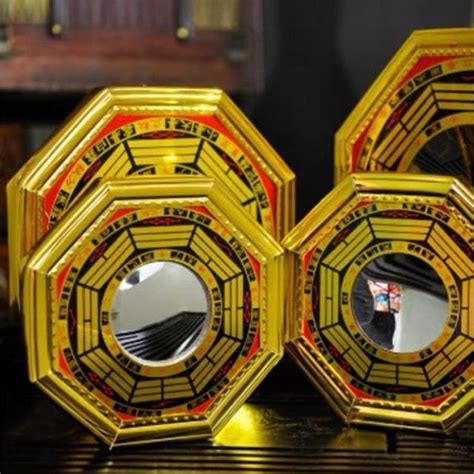 Ready Stock Bagua Mirror Feng Shui Convex Mirror Lucky Chinese