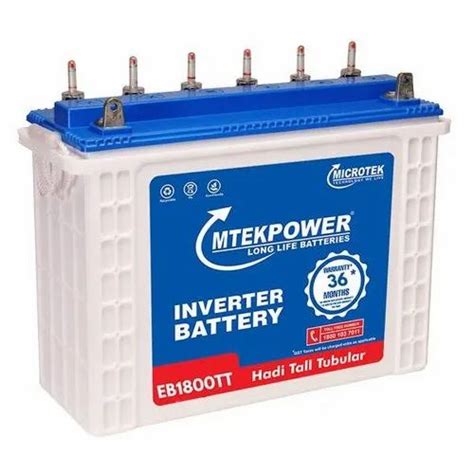 Microtek Hadi Tall Tubular Inverter Battery 12 V Model Name Number