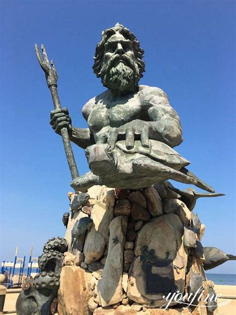 Bronze King Neptune Gran Canaria Statue