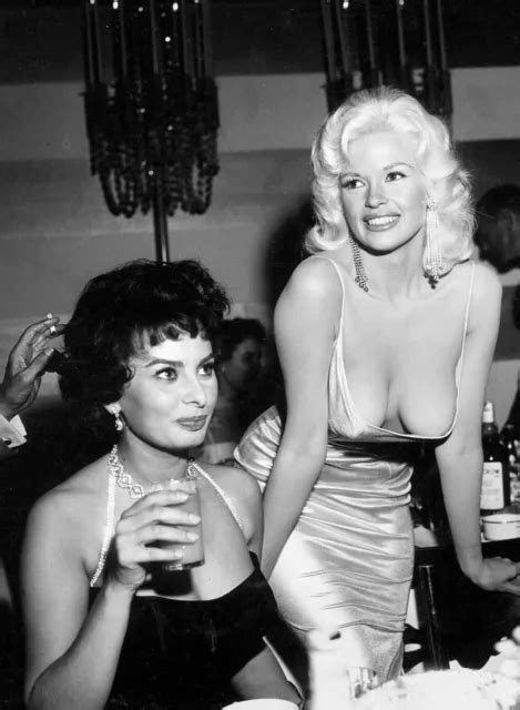 VINTAGE 1957 SOPHIA Loren Jayne Mansfield Clifton Webb Famous Cleavage