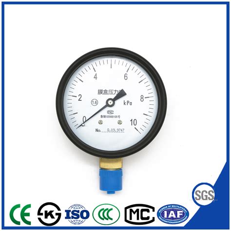 Manufacture Directly Capsule Pressure Gauge Manometer China Pressure Gauge And Manometer