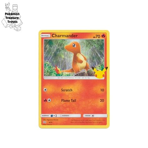 Pokemon Mcdonald S Th Anniversary Charmander Card Hobbies Toys