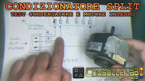 Consolle Lab Test Motore Interno E Condensatore Su Condizionatore