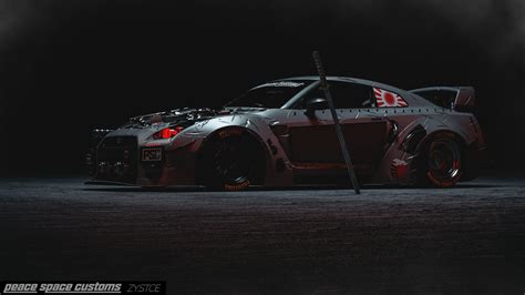 Nissan Gt R R35 Cyberpunk Custom Cgtrader