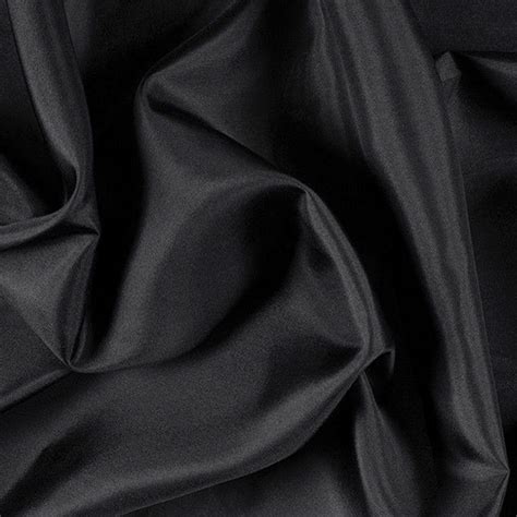 Silkfabric Net Silk Habotai Silk Habotai Fabric Mm Black Color