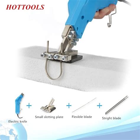 V Electric Foam Cutter Knife Carving Styrofoam Grooving Slotting Cutting Machine Blade Hot