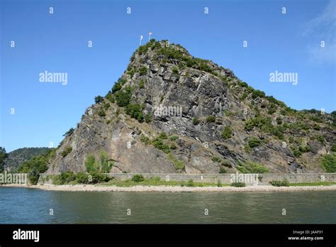 The Legendary Loreley Rock At The River Rhine Stock Photo Alamy