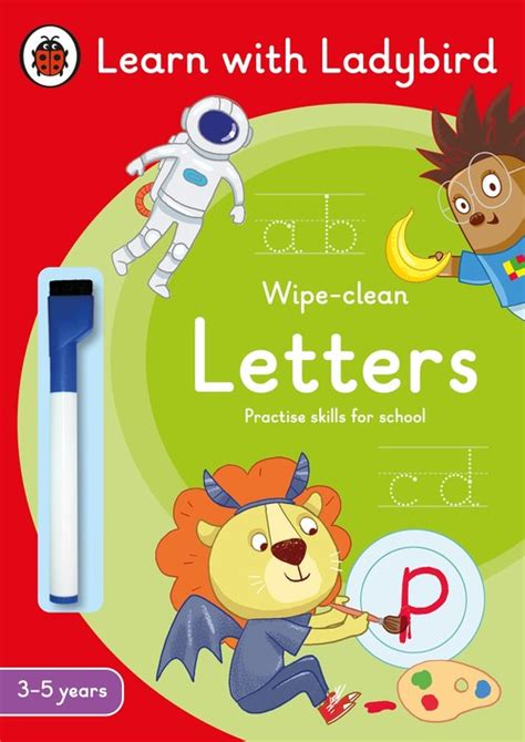 Letters A Learn With Ladybird Wipe Clean Activity Book 3 5 Years