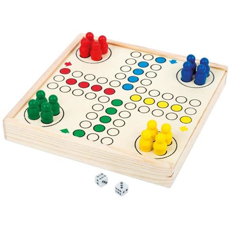 Bartl Small Foot Brettspiel Ludo To Go 15 X 15 Cm Aus Holz Reisespiel