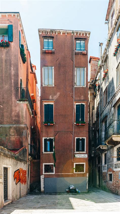 Skinny Building In Venice By Stocksy Contributor Jen Grantham Stocksy