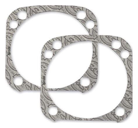 Sands Cycle 4125 Bore 018 Thick Graphite Base Gaskets For Harley Twin