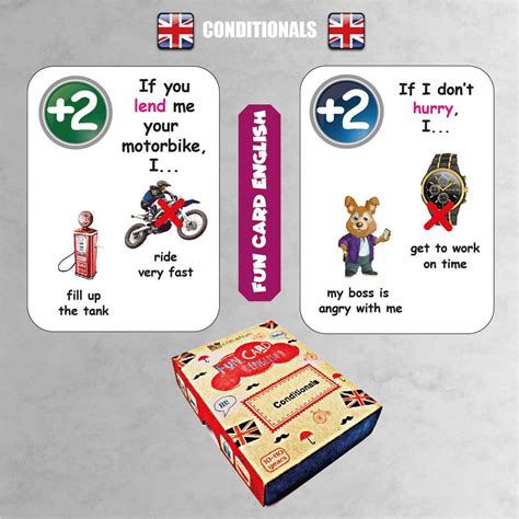 Fun Card English Conditionals Fiszki Gry Do Nauki Języka Angielskiego