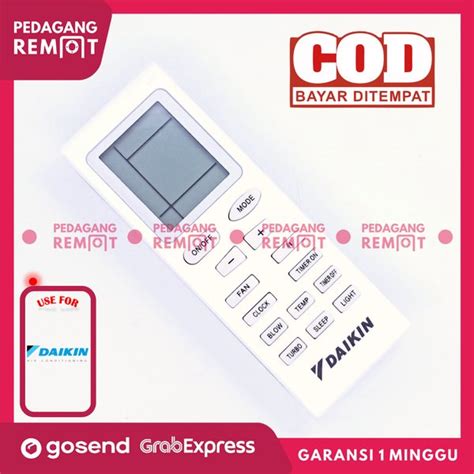 Jual Remot Remote Ac Daikin Arc A Yb Fa Original Pabrik Kw Di