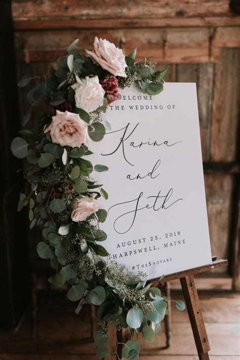 10 Wedding Signs And Their Sizes Mockys