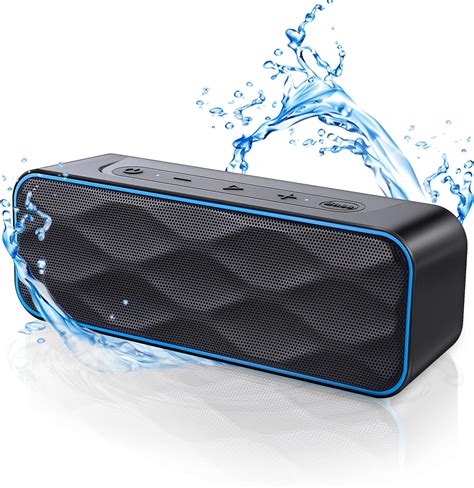 Amazon.com: 20W Waterproof Bluetooth Speaker, Portable Wireless Speakers with 28H Playtime, IPX7 ...