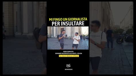 Sono Un Giornalista Maleducato Youtube