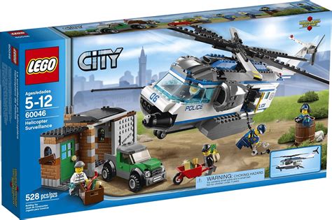 Lego City Police Helicopter Surveillance Building Set 60046 Amazon