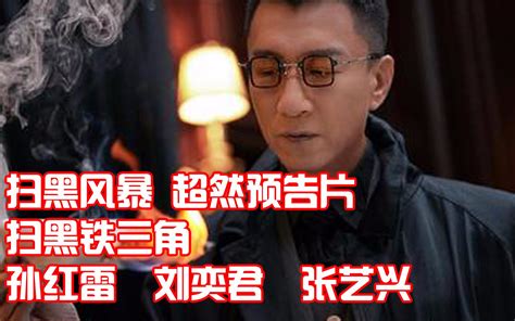 扫黑风暴超然预告片，扫黑铁三角孙红雷刘奕君张艺兴哔哩哔哩bilibili