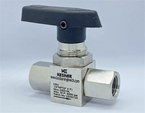 Stainless Steel Polished Panel Mounted Ball Valve For Industrial