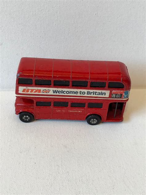 Vintage Corgitronics London Bus Toy London Transport Double Decker Bus