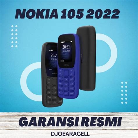 Jual Nokia 105 2022 Garansi Resmi Shopee Indonesia