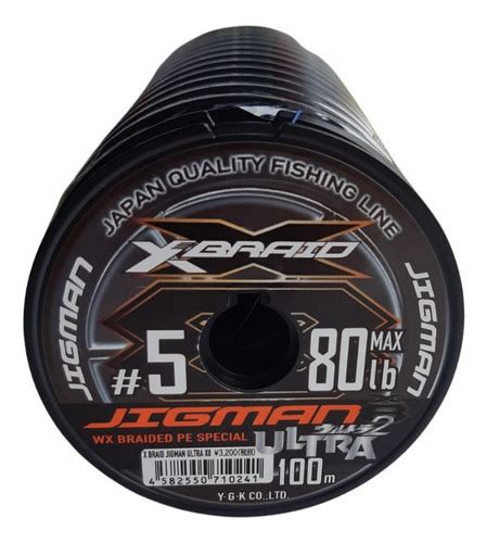 Linha Multif Ygk X Braid Ultra 2 Jig Man X8 100 M 90 Lbs Pe6