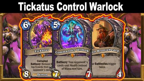 Tickatus Highlander Control Warlock With Plot Twist Quest Throne Of The Tides Mini Set