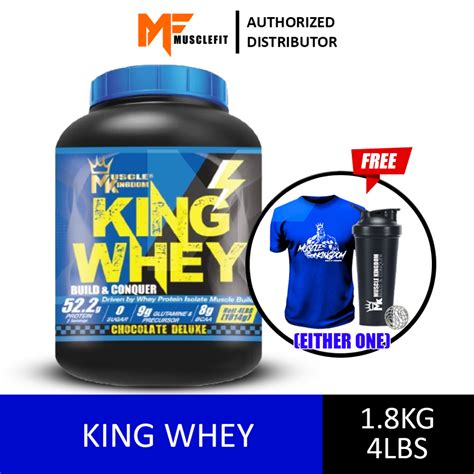 Muscle Kingdom King Whey Protein Isolate Whey 2 Lbs 900 G 4 Lbs 1 8