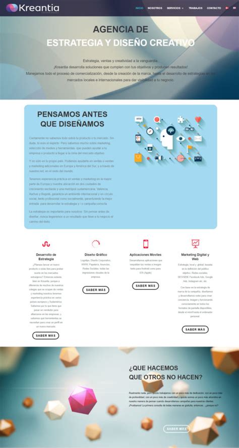 Web Kreantia Creative Agency Carlos Pardo Carpio Portfolio