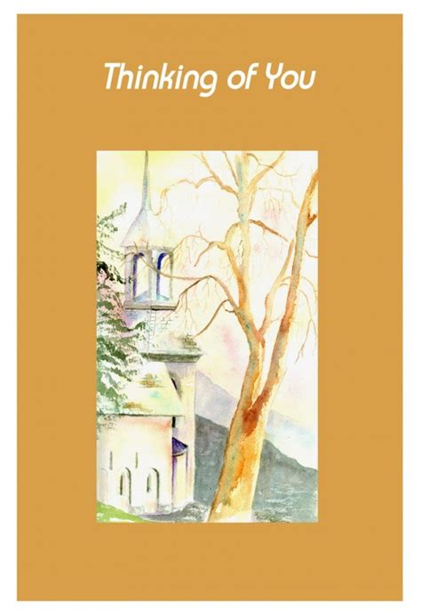 Thinking Of You Religious Cards AO42 Pack Of 25 2 Designs