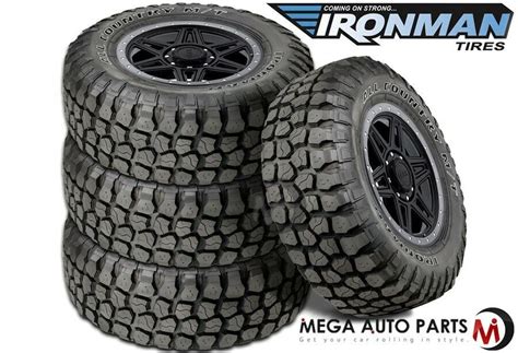 4 New Ironman All Country M T 37X12 50R20 126Q All Terrain Mud Tires