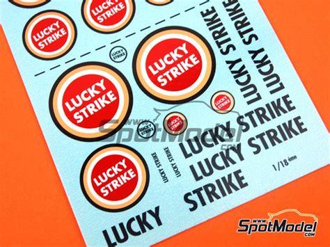 En savoir plus sur nous Top marques prix bas Lucky Strike 1 18 Décalque