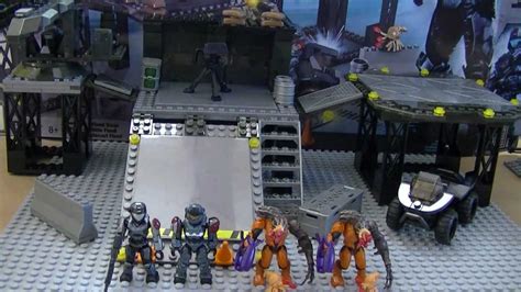 Mega Bloks Halo Flood Siege Review Youtube