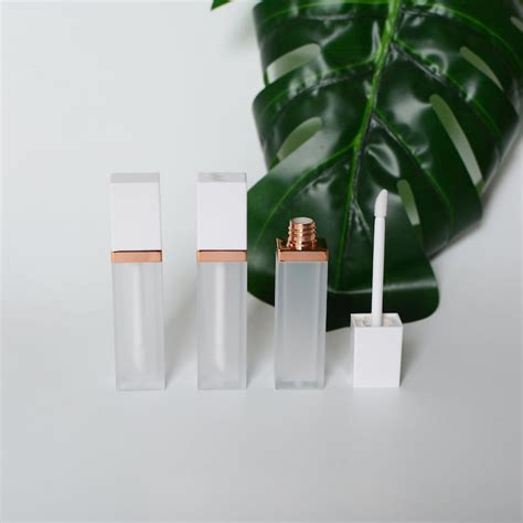 5ml Square White Rose Gold Empty Lip Gloss Wand Tubes Lip Oil Etsy UK